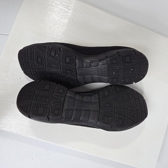 Skechers Classic Fit Shoes Womens Size 7.5 Black Slip On Memory Foam Comfort - Picture 10 of 10